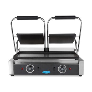 Preview: Maxima Kontaktgrill · Glatte · Doppelgrillplatte · 2 x 22 cm · 09300437
