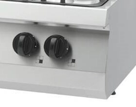 Preview: Maxima Heavy Duty Kochfeld · 4 Brenner · Doppeleinheit · 70 cm Tief · 24 kW · Gas · 09396103