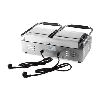 Preview: Maxima Kontaktgrill · Glatte · Doppelgrillplatte · 2 x 22 cm · 09300437