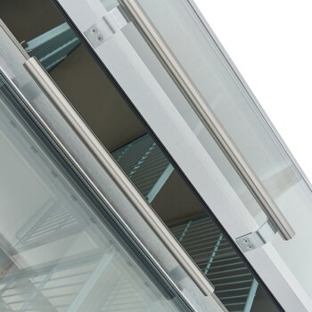 Preview: Maxima Gefrierschrank · 1200 l · 6 Einstellbare Regale (2/1 GN) · Rostfreier Stahl · mit Glastür · 09400018