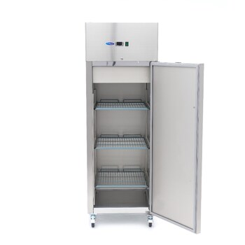 Preview: Maxima Kühlschrank · 600 l · 3 Einstellbare Regale (2/1 GN) · Rostfreier Stahl · auf Rädern · 09400003
