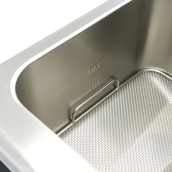 Preview: Maxima Frituurpan · 8 L · 1 Mand · Inductie · Liftsysteem · met Tapkraan · 09371450