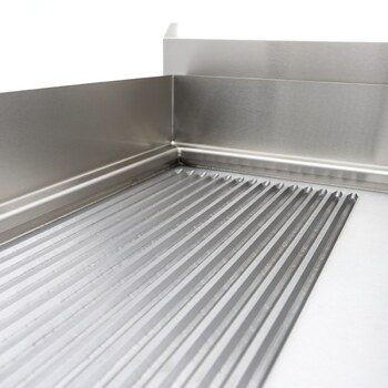 Preview: Maxima Induktions-Grillplatte 700 · Glatt & Gerillt · 10.000 W · Doppel · Mit Untergestell · 09371100