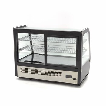 Preview: Maxima Glastürkühlschränke · 160 l · 88 cm · Hintere Schiebetüren · 09400850