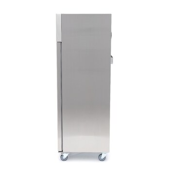 Preview: Maxima Kühlschrank · 400 l · 3 Einstellbare Regale · Rostfreier Stahl · auf Rädern · 09400131