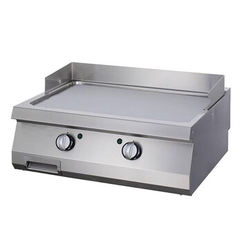 Preview: Maxima Heavy Duty Grillplatte · Glatt · Doppeleinheit · 70 cm Tief · Elektrisch