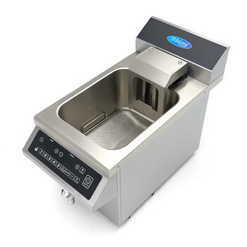 Preview: Maxima Frituurpan · 8 L · 1 Mand · Inductie · Liftsysteem · met Tapkraan · 09371450