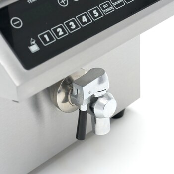 Preview: Maxima Frituurpan · 8 L · 1 Mand · Inductie · Liftsysteem · met Tapkraan · 09371450