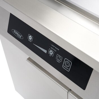 Preview: Maxima Induktions-Grillplatte 700 · Glatt & Gerillt · 10.000 W · Doppel · Mit Untergestell · 09371100