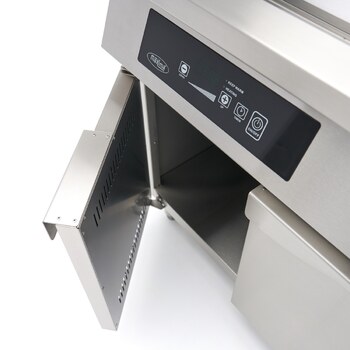 Preview: Maxima Induktions-Grillplatte 700 · Glatt & Gerillt · 10.000 W · Doppel · Mit Untergestell · 09371100