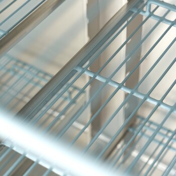 Preview: Maxima Gefrierschrank · 1200 l · 6 Einstellbare Regale (2/1 GN) · Rostfreier Stahl · mit Glastür · 09400018