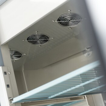 Preview: Maxima Gefrierschrank · 1200 l · 6 Einstellbare Regale (2/1 GN) · Rostfreier Stahl · mit Glastür · 09400018