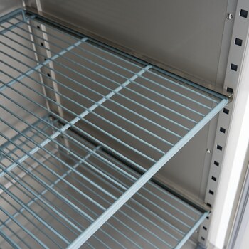 Preview: Maxima Kühlschrank · 600 l · 3 Einstellbare Regale (2/1 GN) · Rostfreier Stahl · auf Rädern · 09400003