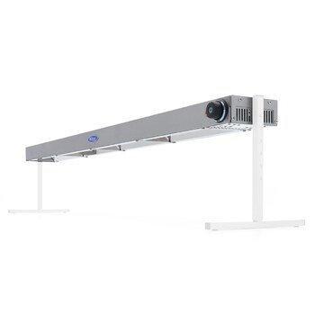 Preview: Maxima Warmhalteleiste · 152 cm · für Deckenmontage & Freistehend geeignet