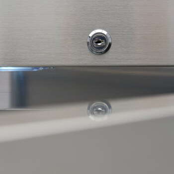 Preview: Maxima Kühlschrank · 1200 l · 6 Einstellbare Regale (2/1 GN) · Edelstahl · auf Rädern · 09400012