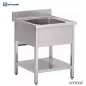 Preview: Spülschüssel 800x700x850 mm – großes Becken 500x500x300 mm