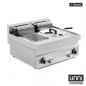 Preview: Fritteuse 2x10L 650 LINE – Kaltzone, Ablasshahn