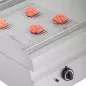 Preview: Gas-Bratplatten 650 Serie Edelstahl 1/3 geriffelt 2/3 glatt