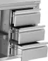 Preview: Arbeitsunterschrank 1800x600x850mm mit 3 Schubladen links, ohne Aufsatz