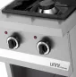 Preview: Gaskocher OCK-2 mit 6,5 kW Doppelbrenner und Zündflamme
