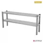 Preview: Überregal 2 Ebenen 1800x300xH650mm platzsparend stabil