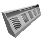 Preview: Edelstahl Wandhaube 3000 mm mit Motor und hoher Absaugleistung