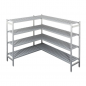 Preview: Edelstahl Regalsystem 1685 x 450 x 1700 mm