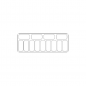 Preview: Speiseisvitrine Cuba Weiß LED 13x5 Liter 540 Liter 1664x842x1285 mm