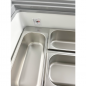 Preview: Speiseisvitrine Tenerife Weiß 10x5 Liter 454 Liter 1439x727x1229 mm