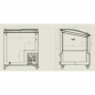 Preview: Tiefkühltruhe mit Glasdeckel 198 Liter | 767x659x879 mm