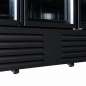 Preview: Tiefkühlschrank 3 Glastüren Schwarz 1450 L – JDE-1530F BL