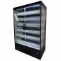 Preview: Wandkühlschrank MARCO 1.3 Glastür LED Schwarz 1292 Liter 1310x740x2010 mm