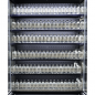 Preview: Wandkühlschrank MARCO 1.3 Glastür LED Schwarz 1292 Liter 1310x740x2010 mm