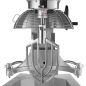 Preview: Planetenrührmaschine 40L Edelstahlkessel 3 Geschwindigkeiten 630x620x1011 mm