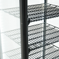 Preview: Kühlvitrine 98 L Schwarz | COMBISTEEL Tischgerät mit Lüfter