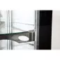 Preview: MG Hofmann Kuchenvitrine 100 cm breit | Umluftkühlung | Air Frost | Bordeaux-Schwarz