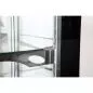 Mobile Preview: MG Hofmann Kuchenvitrine 125 cm breit | Umluftkühlung | Air Frost | Bordeaux-Schwarz