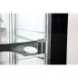 Preview: MG Hofmann Kuchenvitrine 150 cm breit | Umluftkühlung | Air Frost | Bordeaux-Schwarz