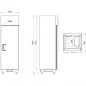 Mobile Preview: Mastro Edelstahl Kühlschrank 400 Liter mit 1 Tür | Umluftkühlung | -2°/+8°C