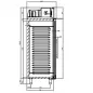 Preview: Mastro Edelstahl Kühlschrank 700 Liter mit 1 Glastür | GN 2/1 | -2°/+8°C | 75 mm Isolierung