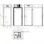 Mobile Preview: Mastro Einfahrkühlschrank mit 1 Tür aus Edelstahl | 1015 Liter | -2°/+8°C