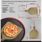 Mobile Preview: Pizzaschieber Holz | Rechteckig mit abnehmbarem Pizzastiel | 36x50 (BxT in cm)