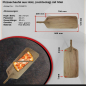Preview: Pizzaschaufel Holz 30x70 (BxT in cm)
