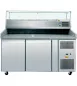 Preview: Pizzatisch mit Kühlaufsatz 2 Türen | 6 x GN 1/3 | B1510xT800xH860 Preview: Pizzatisch mit Kühlaufsatz 2 Türen | 6 x GN 1/3 | B1510xT800xH860