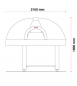 Preview: Rotierender Holzpizzaofen Pavesi JOY 130 TW | 10/12 Pizzen Preview: Rotierender Holzpizzaofen Pavesi JOY 130 TW | 10/12 Pizzen