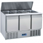 Preview: Saladette mit 3 Türen | GN 1/1 und Deckel 12x GN 1/3 | B1365 x T700 x H883 mm Preview: Saladette mit 3 Türen | GN 1/1 und Deckel 12x GN 1/3 | B1365 x T700 x H883 mm