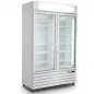 Preview: Saro G 885 Glastürkühlschrank weiß 2-​türig | 885 Liter