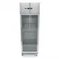 Preview: Gastro Gefrierschrank 600 Liter mit Glastür aus Edelstahl