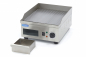 Preview: Grillplatte - gerillt - 36cm - inklusive Tropfschale