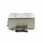 Preview: Bain Marie - mit Wasserhahn- inkl. 2 x 1/2 GN Set - Elektrisch